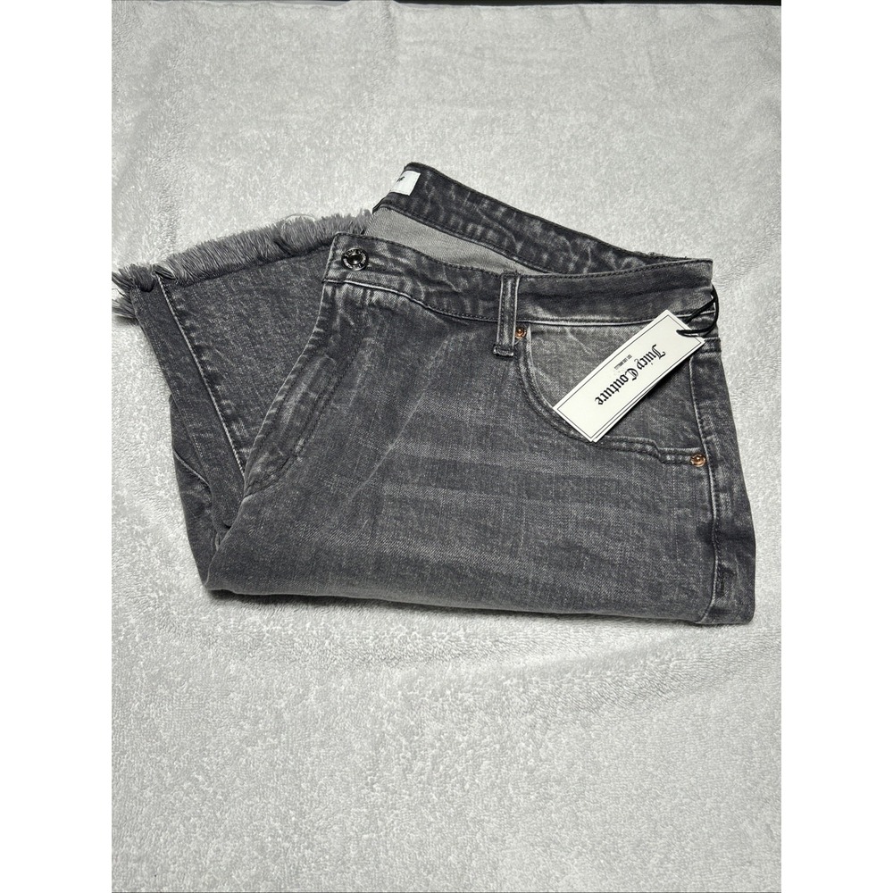 NWT Juicy Couture Venice Grey‎ Marble Wash Women's Jeans Size 18W $27